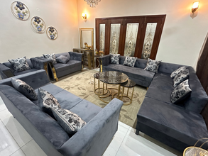 Elegant Custom Made Grey 7 Seater Sofa Set